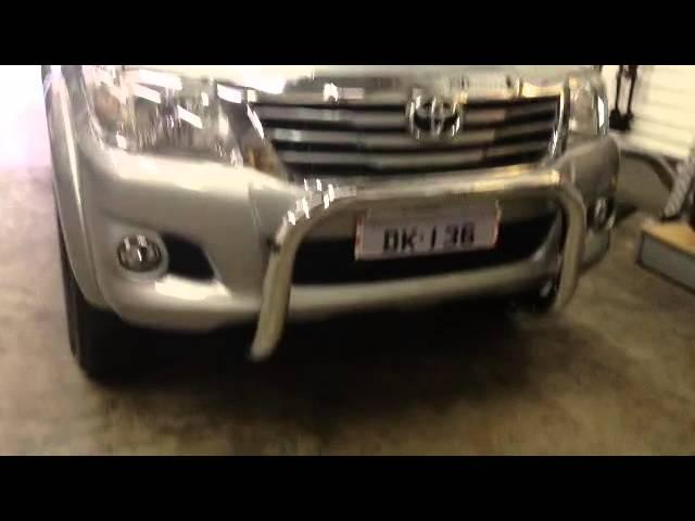 Hilux Parachoque de Impulsão - PCI - Quebra Mato Toyota Hilux instalado na Dk136