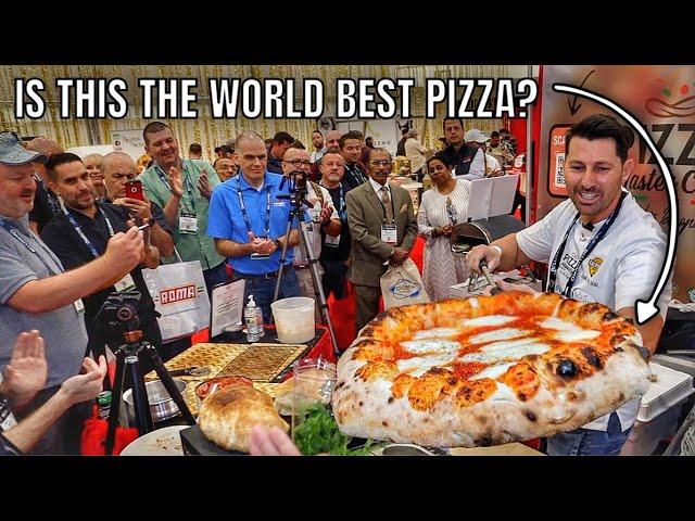 IS THIS THE BEST PIZZA IN THE WORLD?! Pizza Expo Las Vegas 22