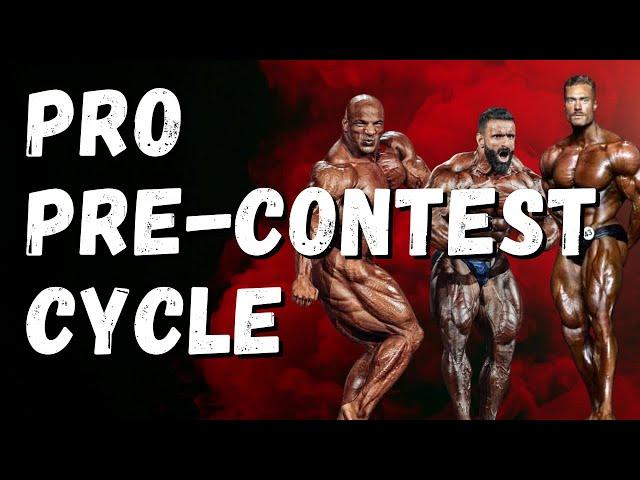 Pro Bodybuilder Pre-Contest Cycle Example