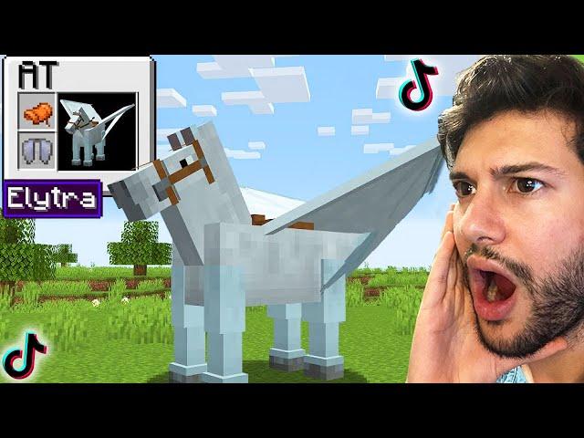 VİRAL Minecraft TİKTOK Hilelerini Test Ettim 11!