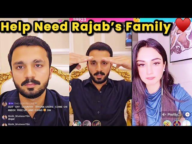 Rajab Butt Incident Today  || Help Need For Rajab’s Family Members ️ || Tiktok Live 