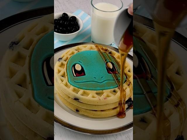 I made the CUTEST Waffle with my Squirtle waffle maker #freeproduct