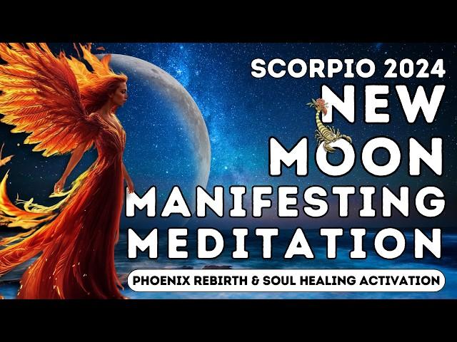 Scorpio New Moon Manifestation Meditation | November 2024 Soul Healing Activation | Phoenix Energy