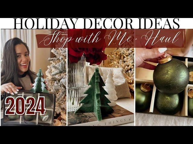 HOMEGOODS HOLIDAY DECOR | CHRISTMAS SHOP WITH ME + HAUL