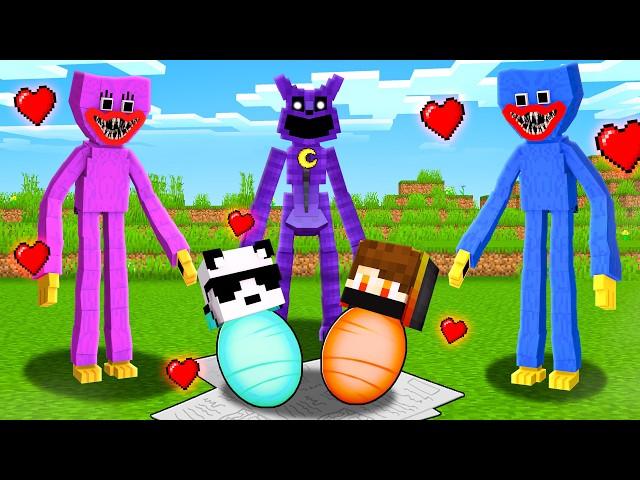 We Got ADOPTED by Poppy Playtime FAMILY in Minecraft!