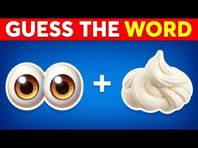 Guess The WORD By Emojis?  Popular Words | Emoji Quiz 2025