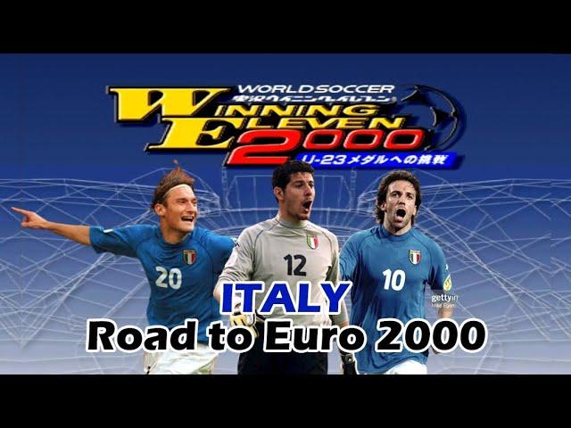 [PS1] Winning Eleven 2000(ISS2) Italy All Goals in Euro 2000