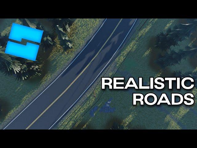 #robloxstudio #roblox  How To Make Realistic Roads | Roblox Studio