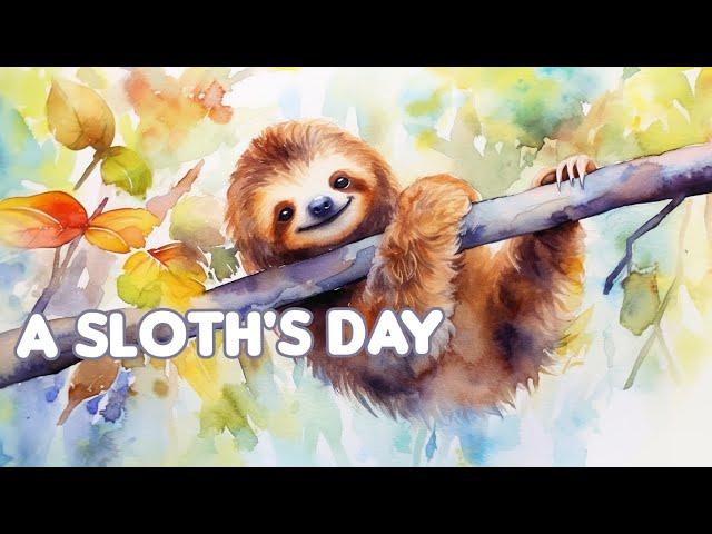 short stories for kids || bedtime stories || A Sloth's Day