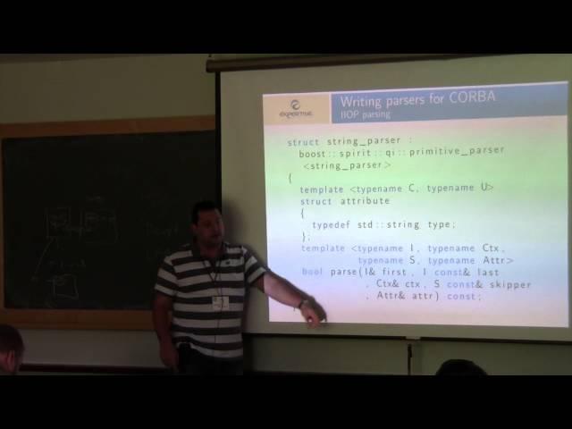 Felipe Almeida: Developing EDSL's for Boost.Spirit