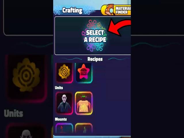 CRAFTING UPDATE IS WILD!! (SPONGEBOB TD) #ROBLOX #TOWERDEFENSE #SBTD #SHORTS #SBTDSHORTS