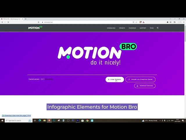 How to install motion bro extension for Premiere Pro in 2023