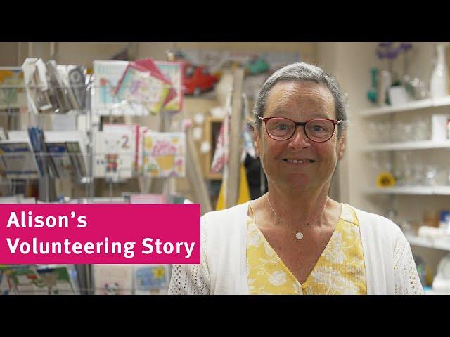 Alison's Volunteering Story - St Margaret's Hospice Care