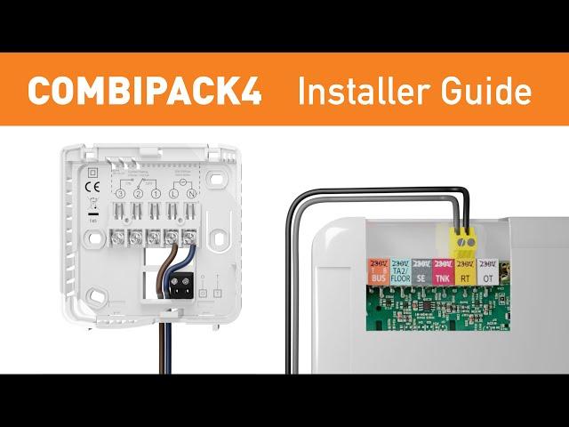 How to install the EPH CP4 / CombiPack4 thermostat and receiver- The Installer Guide