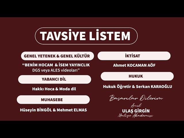 Ziraat Bankası Uzman Yardımcılığı ve Müfettişlik sınavına hazırlık tavsiyeleri