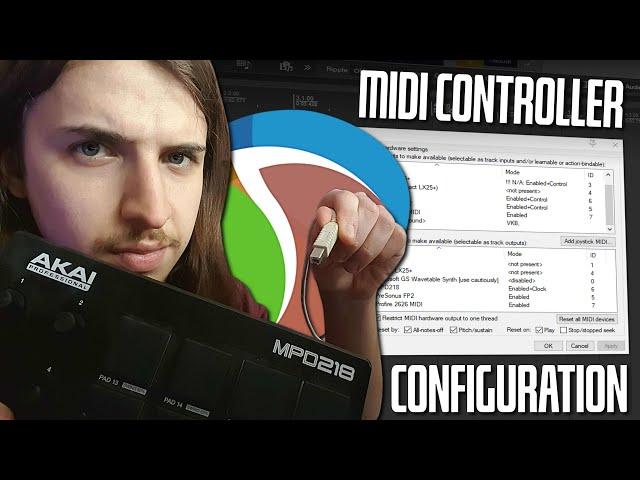 How to set up a MIDI controller in REAPER  | Basic configuration