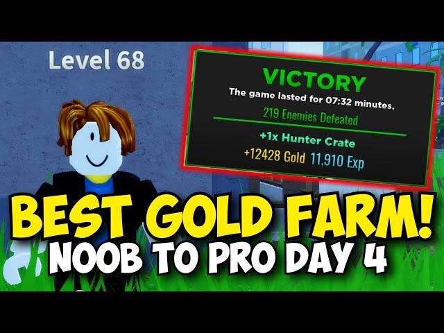 New Best Gold Farm in UTD! | Noob To Pro Day 4 | Ultimate Tower Defense