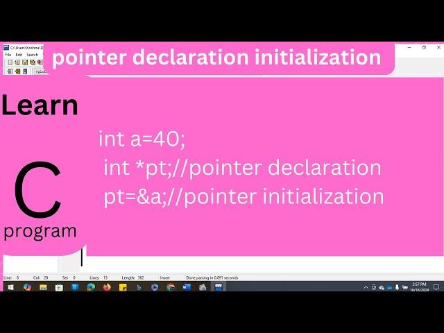 Declaration and initialization of Pointers in C Programming: an easy approach (part-2)