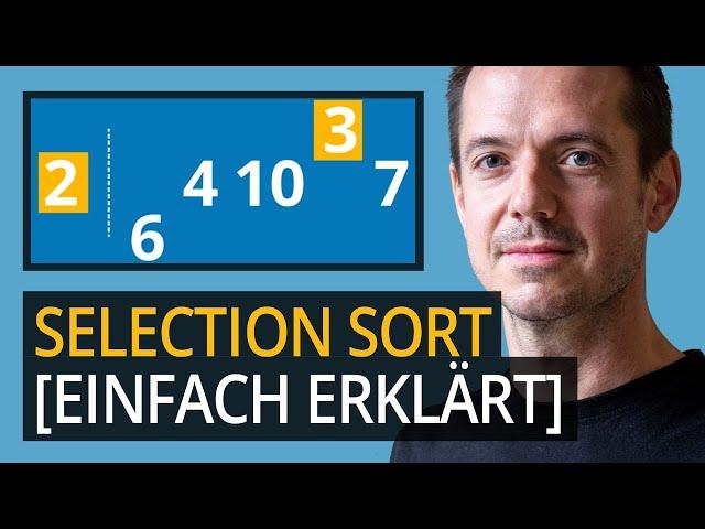 Selection Sort Algorithmus [Einfach erklärt, Deutsch]