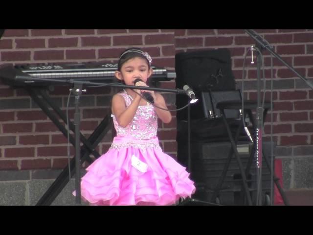 Talented 5 Year Old Wins Singing Competition - Reflection / Part of Your World - Angelica Hale