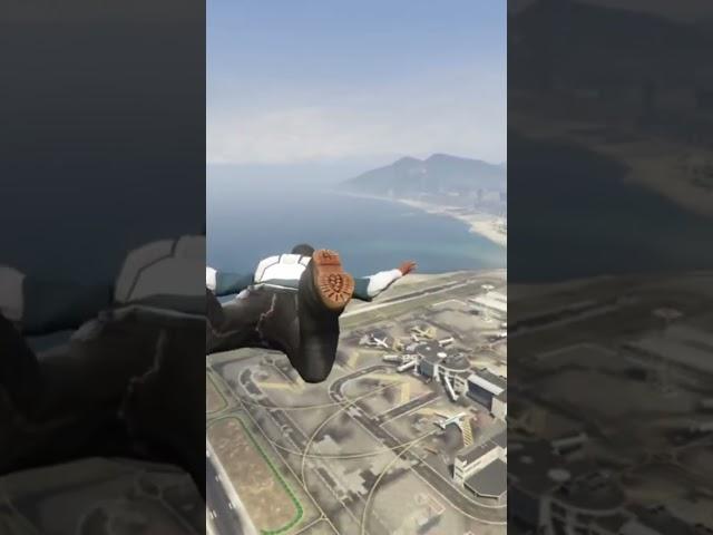 Franklin's CRAZY extreme takeoff and Pilot Jumping Out Of a Cessna 525 CitationJet business jet GTA5
