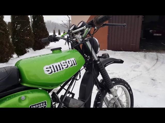 Simson s51 Enduro - Zima 2017 , prezentacja