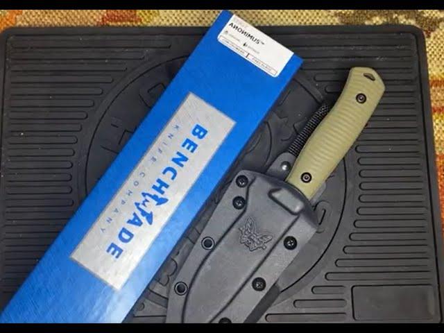 Benchmade 539GY Anonimus CPM-Cruwear Fixed Blade Knife Review