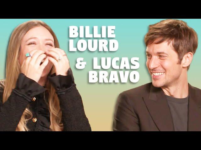 "BRING CONDOMS!"  Billie Lourd & Lucas Bravo On Ticket To Paradise, Third Wheels & Breast Pumps!