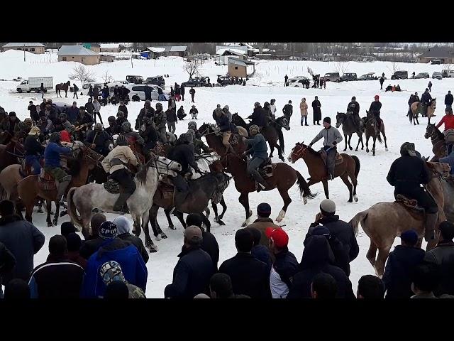 Бузкаши дар нохияи Ховалинг Д.Чукурак Бобои Хасан