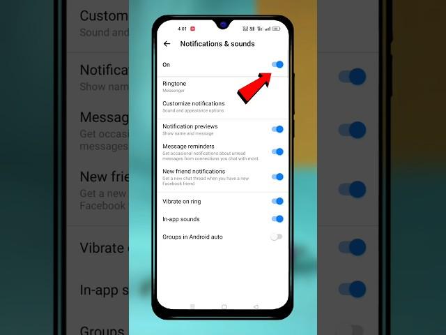 Messenger Notification Kaise off kare | How to off Messenger Notification #shorts