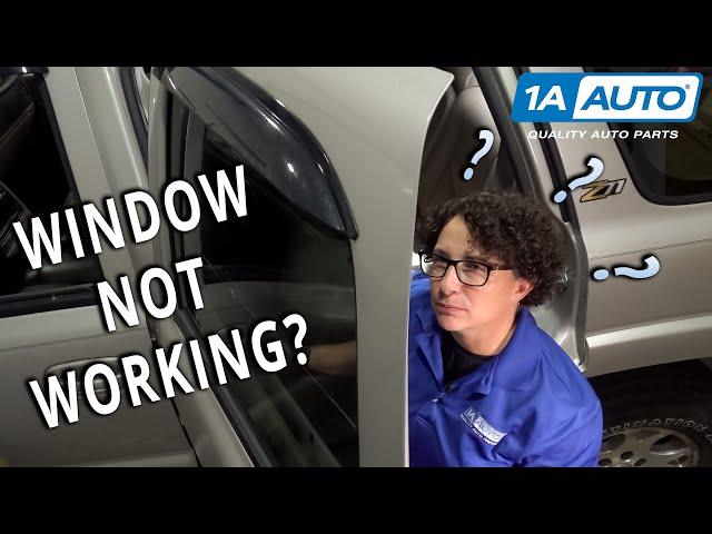 Car or Truck Window Not Working? Clicking Sound Coming From the Door? It Could Be Two Broken Parts!