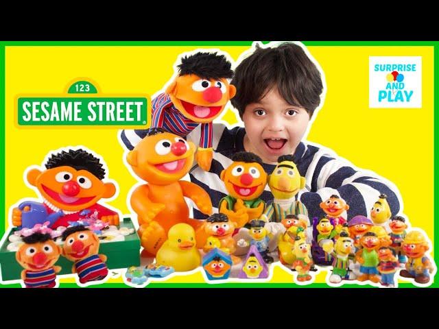 Bert and Ernie Sesame Street Toys Collection