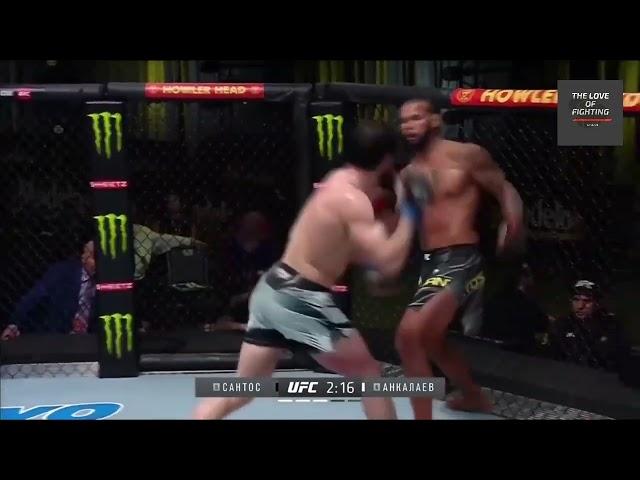 Thiago Santos vs Magomed Ankalaev Highlights.