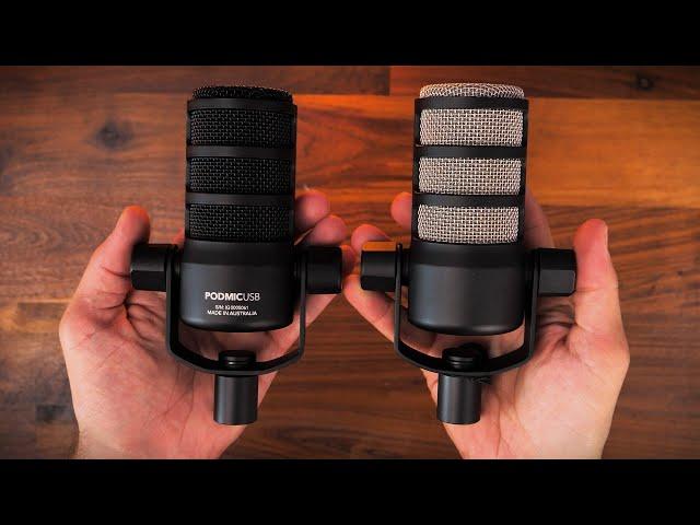 Rode Podmic USB vs Rode Podmic sound test and comparison