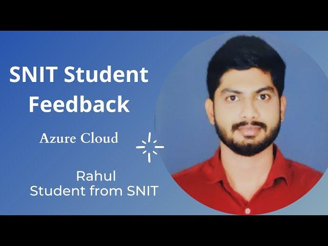 Student Success Story | IT Networking Training | SNIT Training Institute