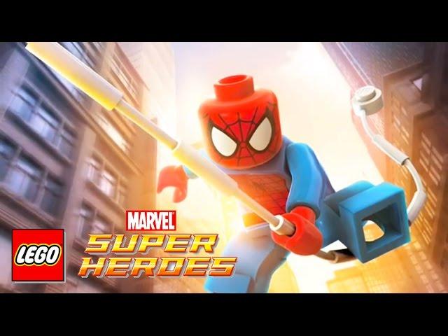 SPIDERMAN LEGO Marvel Super Heroes - Spider-Man Superhero Cartoon Video Game PS4