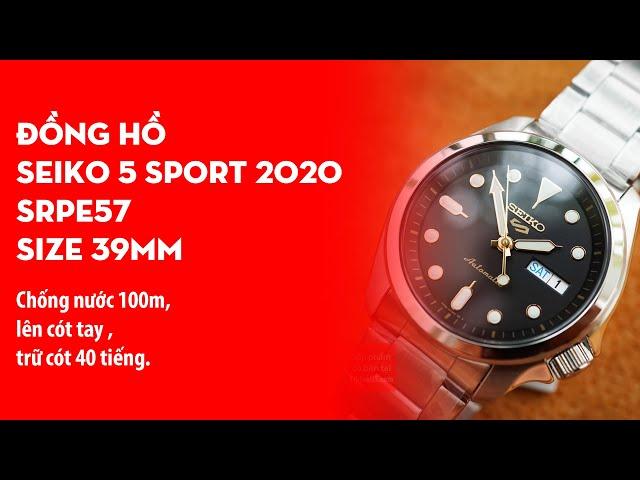 Trên tay đồng hồ Diver Seiko 5 sport 2020 39mm - SRPE57 - bản thay thế cho SKX013.