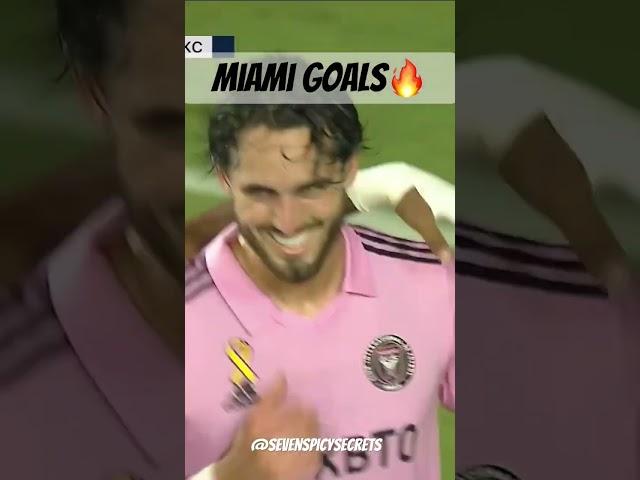 ALL MIAMI GOALS #highlights #MIAvSKC #mls #football #viral #miami #sports #goals #seven #leo #best