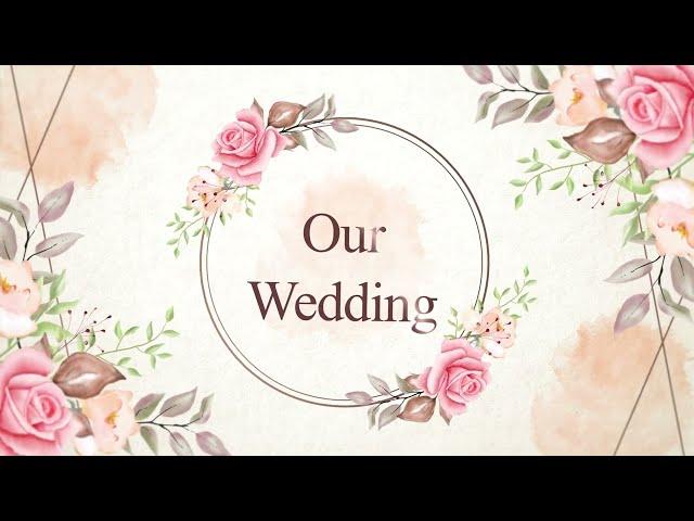 Свадебная заставка Our Wedding