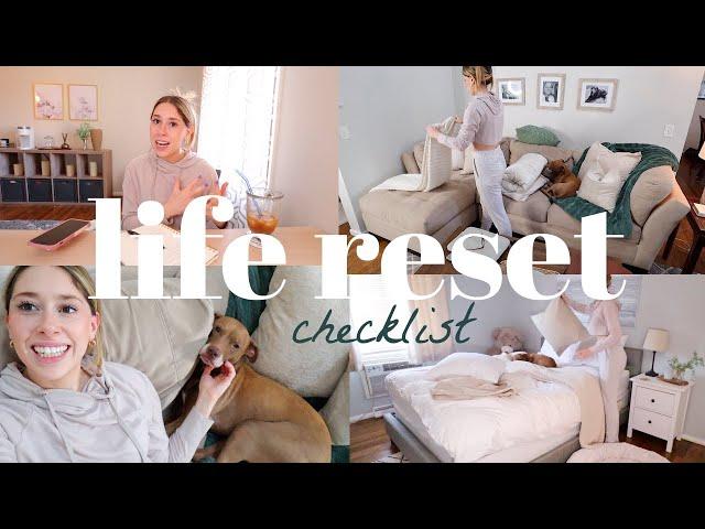 CLEAN WITH ME vlog! Life Reset Routine: How to get your life together!