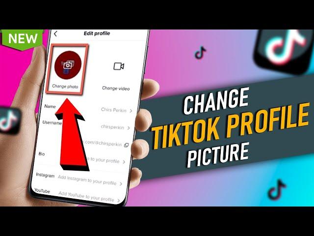 How To Change TikTok Profile Picture | Upload TikTok Profile Pic 2025