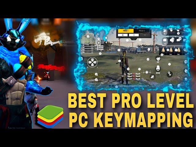 Best Keymapping for free fire PC  | Bluestacks 5 PRO Custom HUD For New Emulator Players