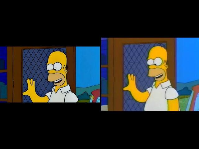 The Simpsons vs. The History of TV Cropping