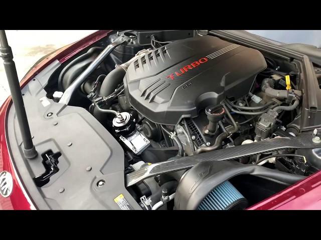 Single TialQ 50MM Blow Off Valve on Kia Stinger 3.3TT