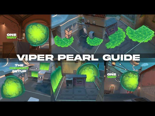 Viper Lineups Pearl - Valorant Guide *NEW* 2024