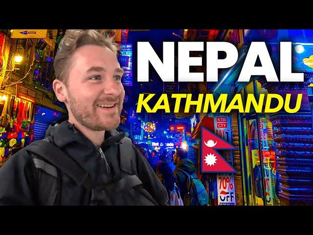 MY FIRST TIME in Nepal  I’m SHOCKED by Kathmandu