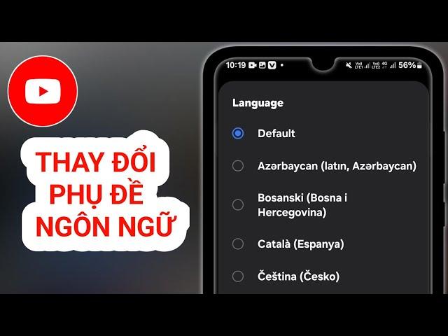 Cách thay đổi ngôn ngữ phụ đề trên Youtube \ Thay đổi video | ngôn ngữ phụ đề youtube