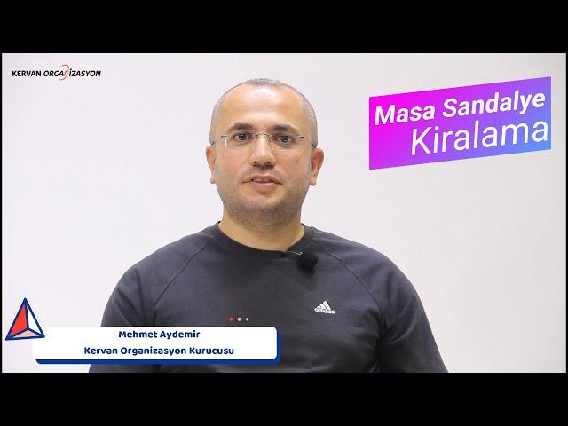 Masa Sandalye Kiralama | Kervan Organizasyon