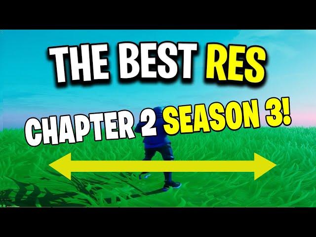 The BEST Stretched Resolution (NO INPUT DELAY) in Fortnite Chapter 2 Season 4!