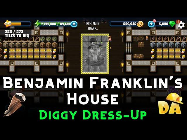 Benjamin Franklin's House | Diggy Dress-Up | Diggy's Adventure